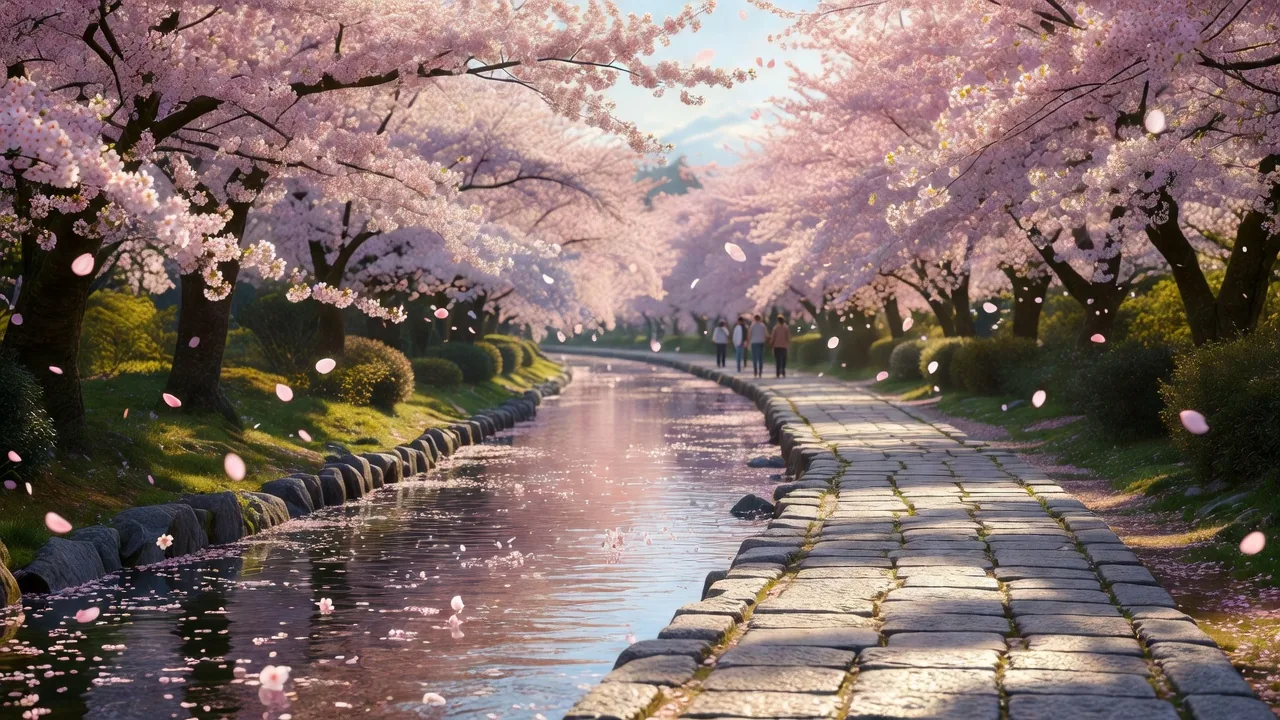 哲学の道の桜