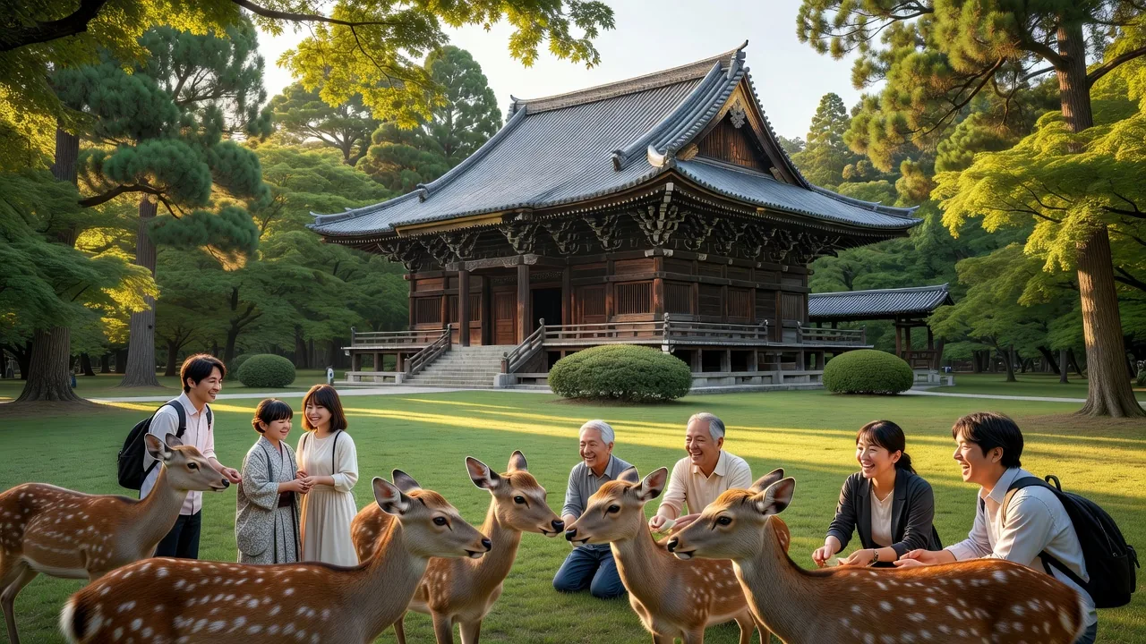 奈良公園の鹿